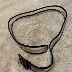 Clear belt